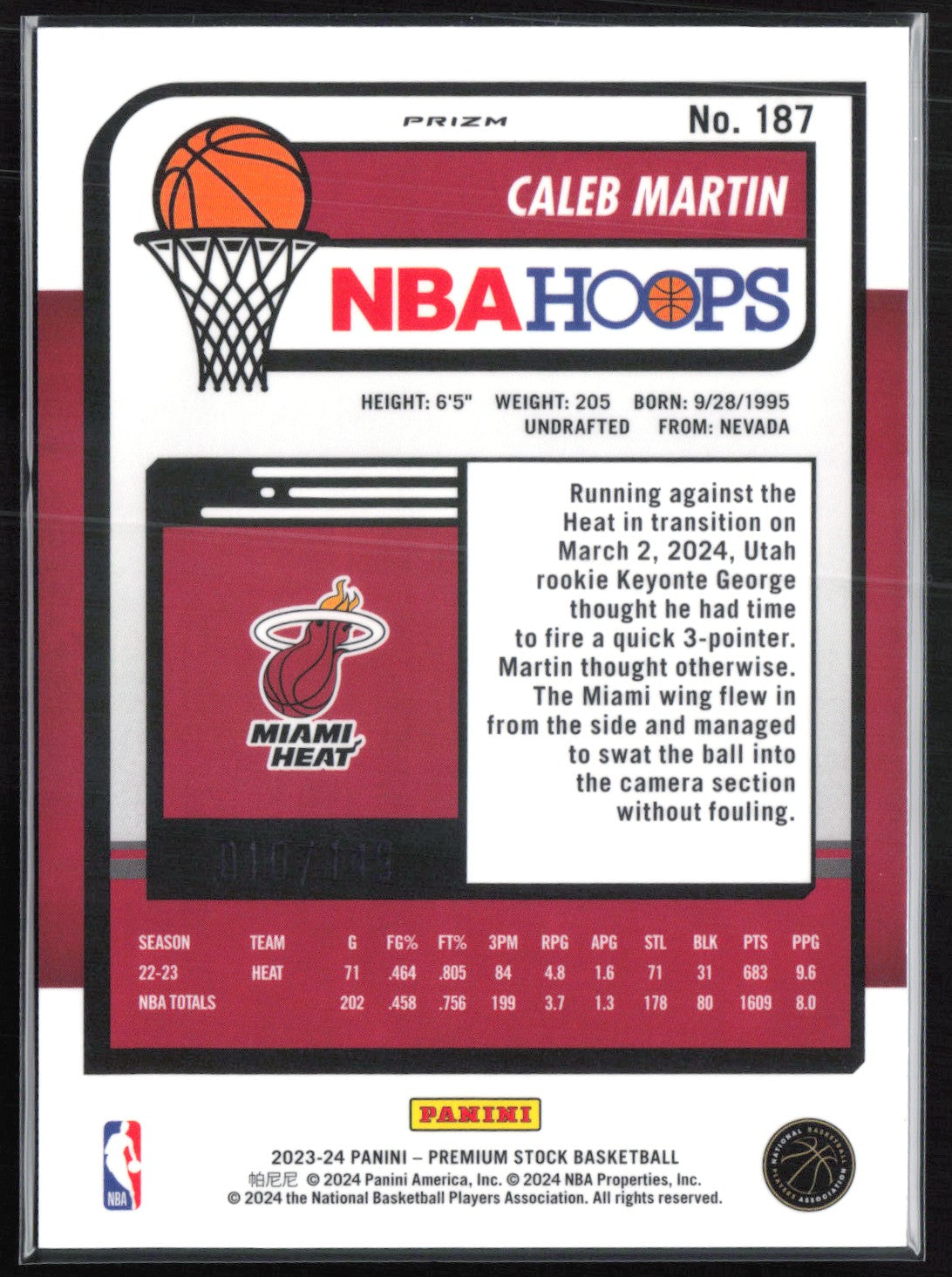 Caleb Martin Purple Ice