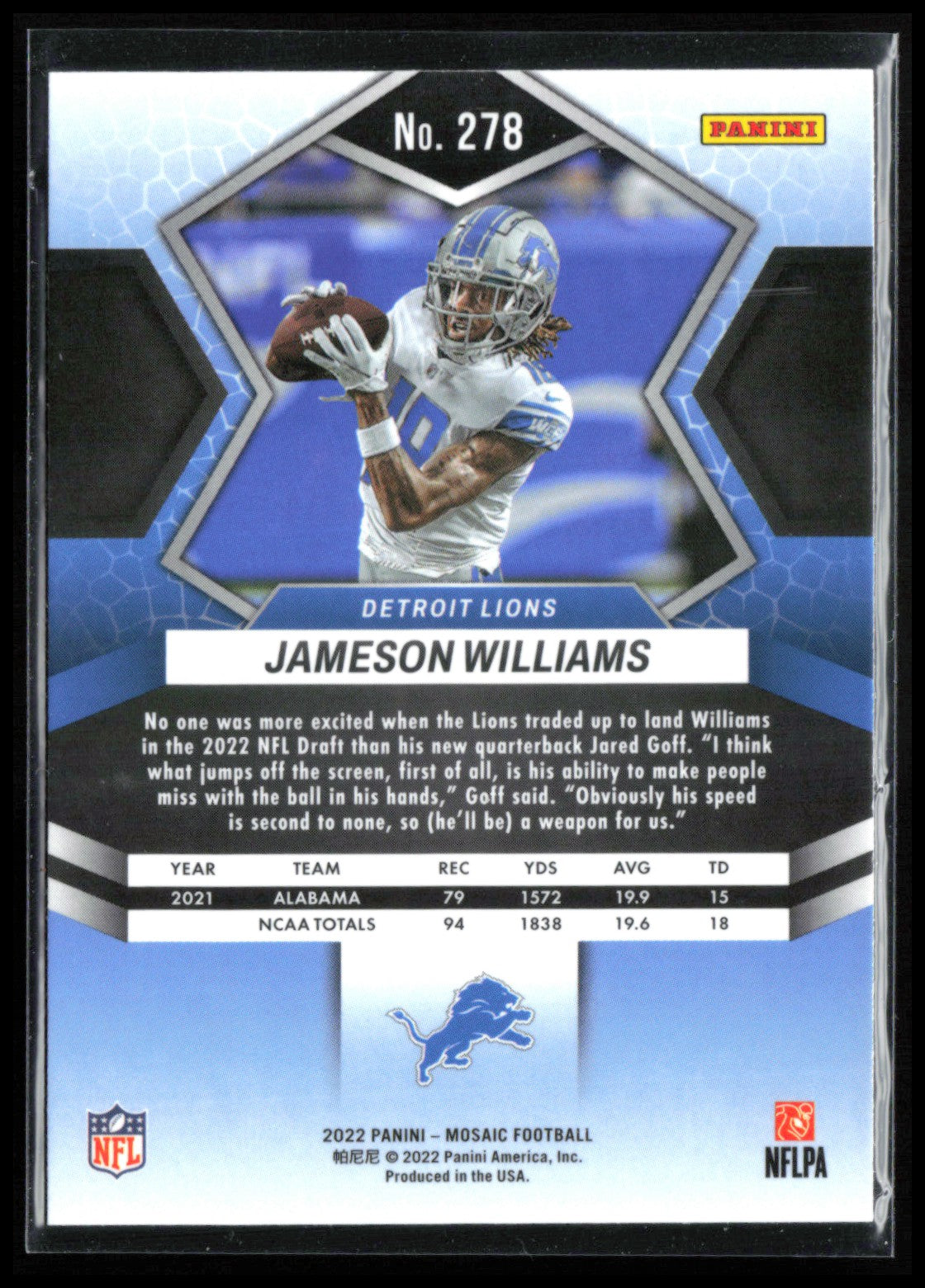 Jameson Williams RC