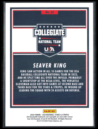 Seaver King Red White