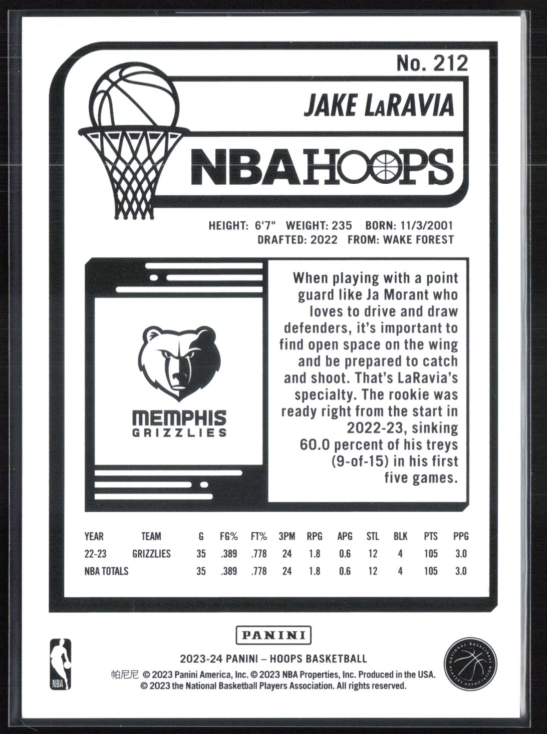 Jake LaRavia Red Asia /99