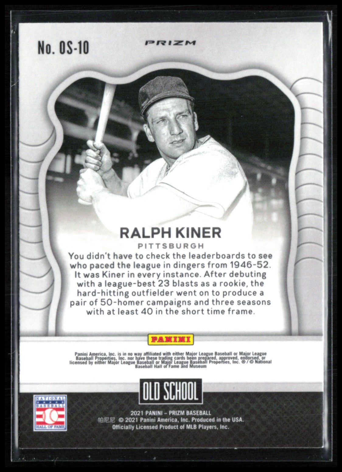 Ralph Kiner Red Lazer