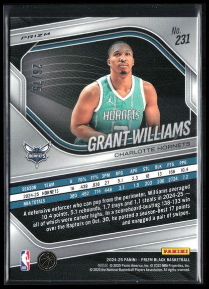Grant Williams Red Checker /75