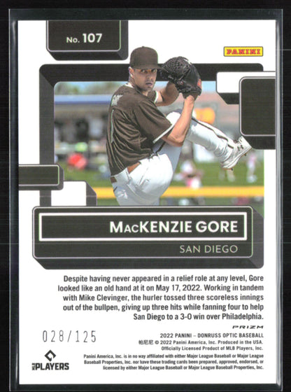 MacKenzie Gore RC Orange /125