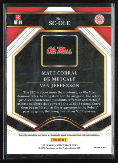DK Metcalf/Matt Corral/Van Jefferson Silver
