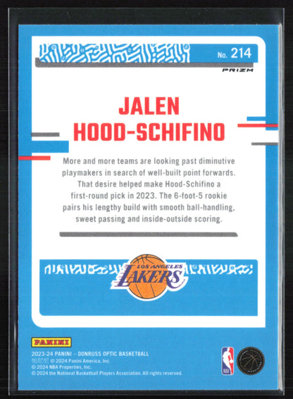 Jalen Hood-Schifino RC Holo