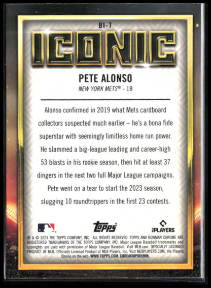 Pete Alonso Iconic