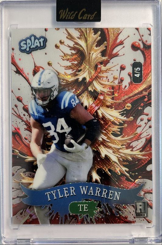 Tyler Warren RC /5 Splat Wlid Card