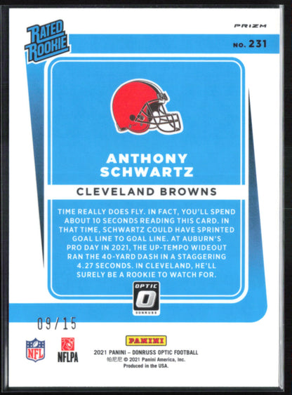 Anthony Schwartz RC Light Blue Cracked Ice /15