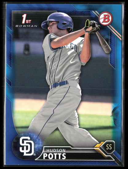 Hudson Potts 1st Bowman Blue /150