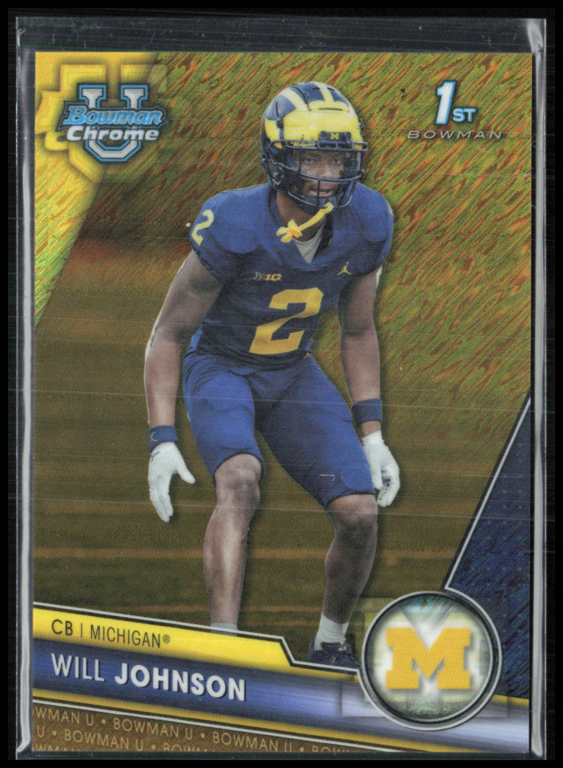 Will Johnson 1st Bowman Gold Shimmer 50/50