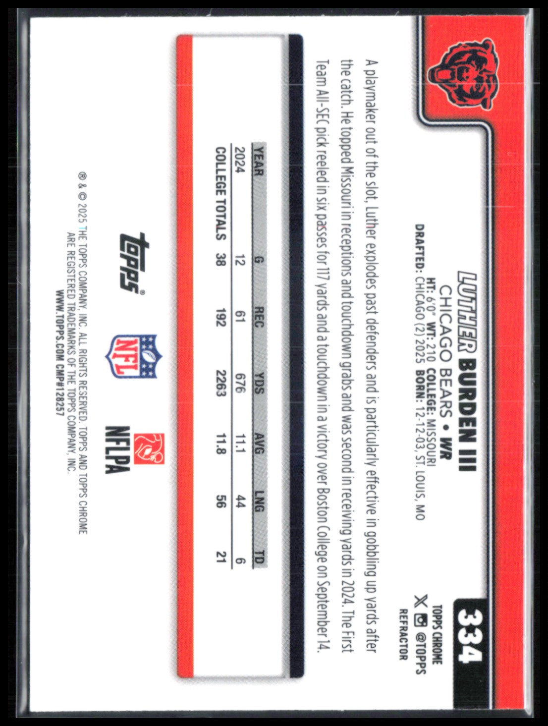 Luther Burden III RC Refractor