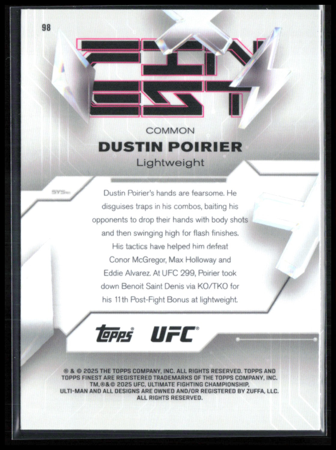 Dustin Poirier Finest