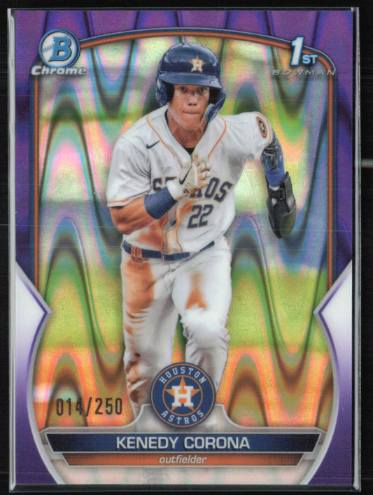 Kenedy Corona 1st Bowman Purple Raywave /250