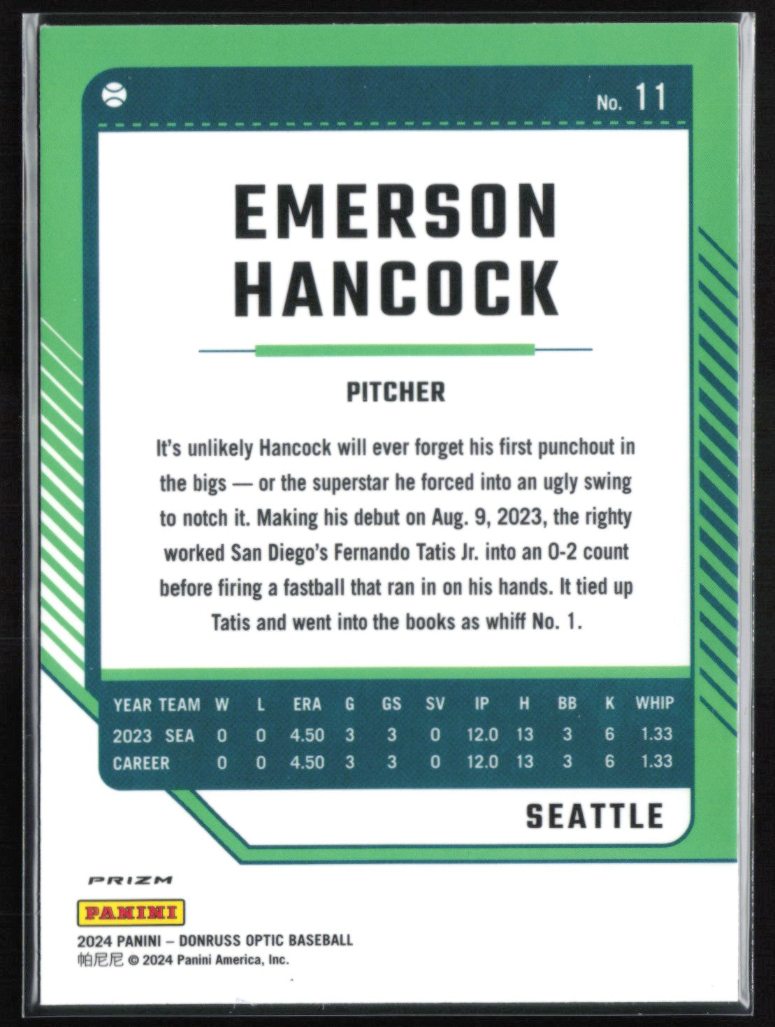Emerson Hancock Blue Velocity