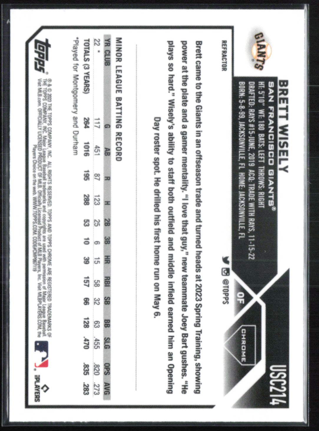 Brett Wisely RC Refractor
