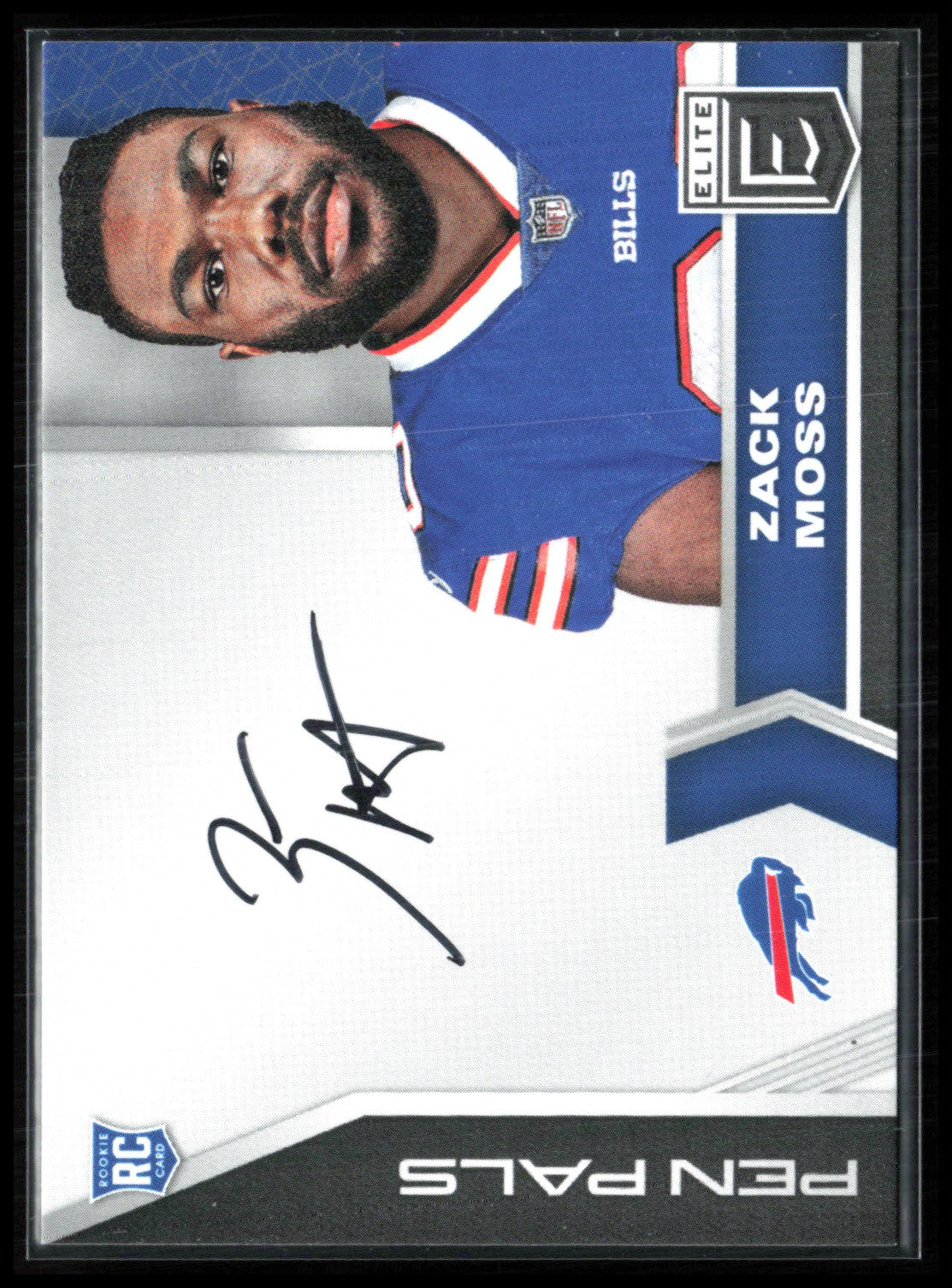 Zack Moss RC Auto Pen Pals 2020 Donruss Elite
