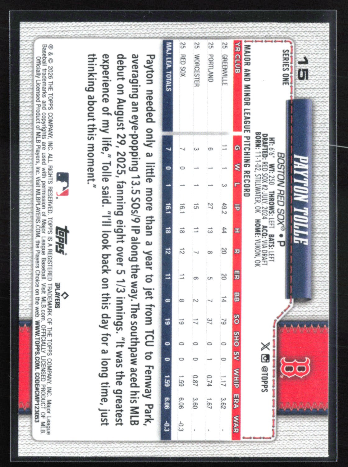 Payton Tolle RC