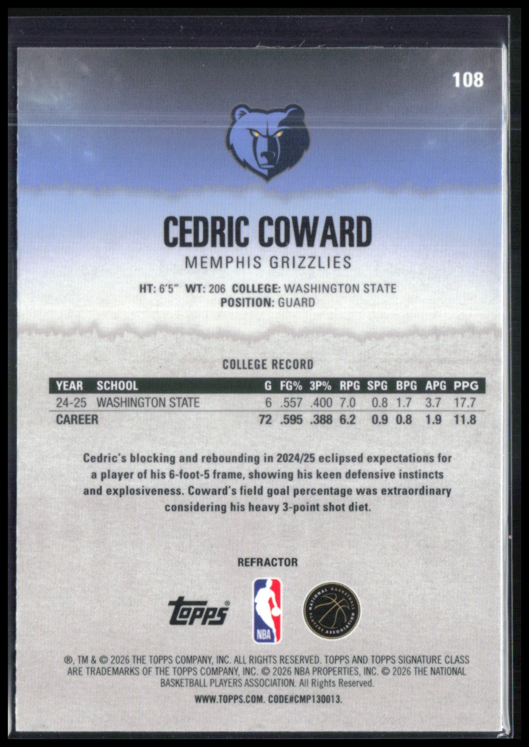 Cedric Coward RC Refractor