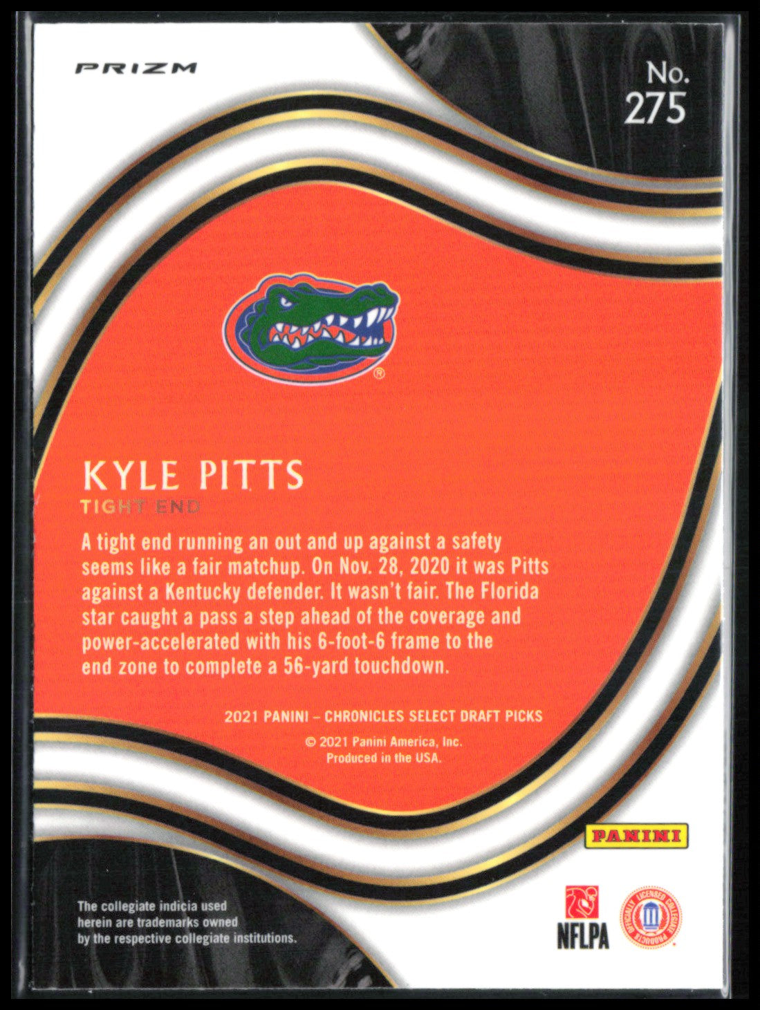 Kyle Pitts RC Silver Field Level