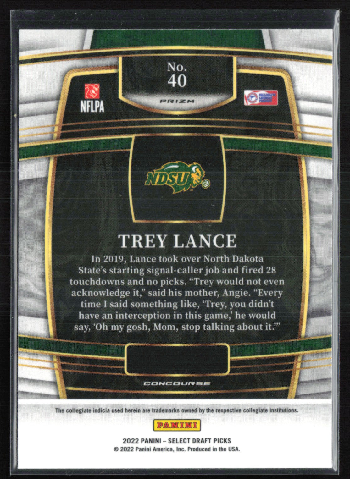 Trey Lance Red Laser