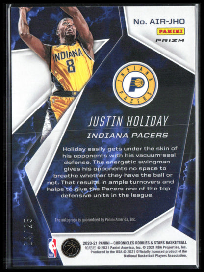 Justin Holiday Auto Blue /25 Airborne