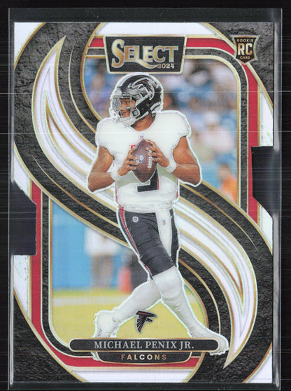 Michael Penix Jr. RC Silver Die-Cut Premier Level