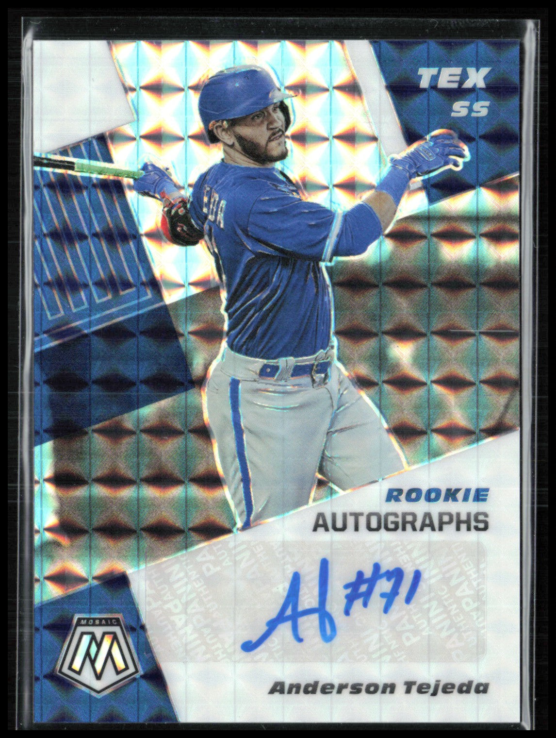 Anderson Tejeda Auto Rookie Autographs