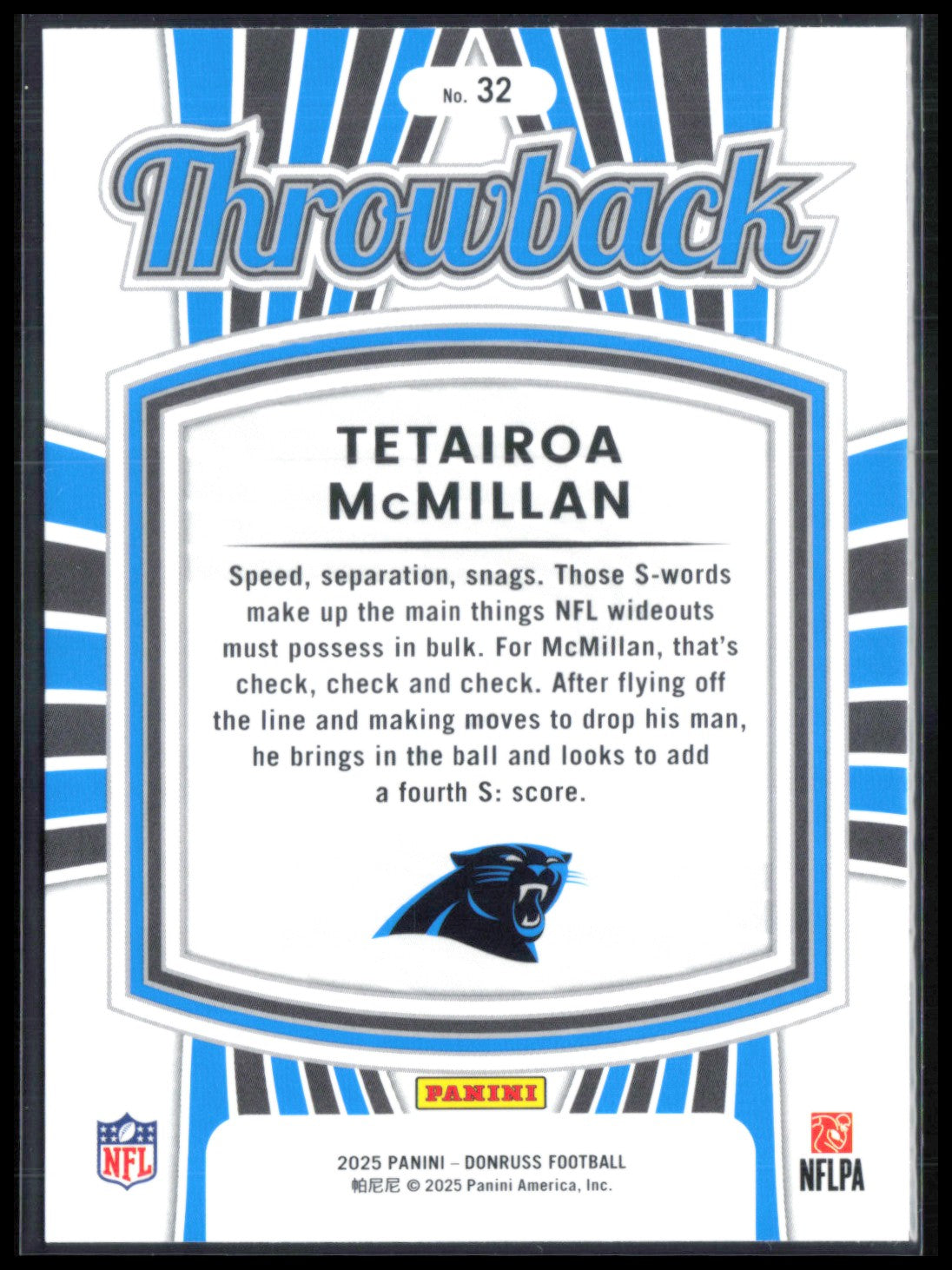 Tetairoa McMillan RC
