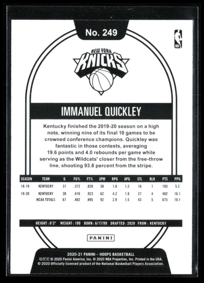 Immanuel Quickley RC