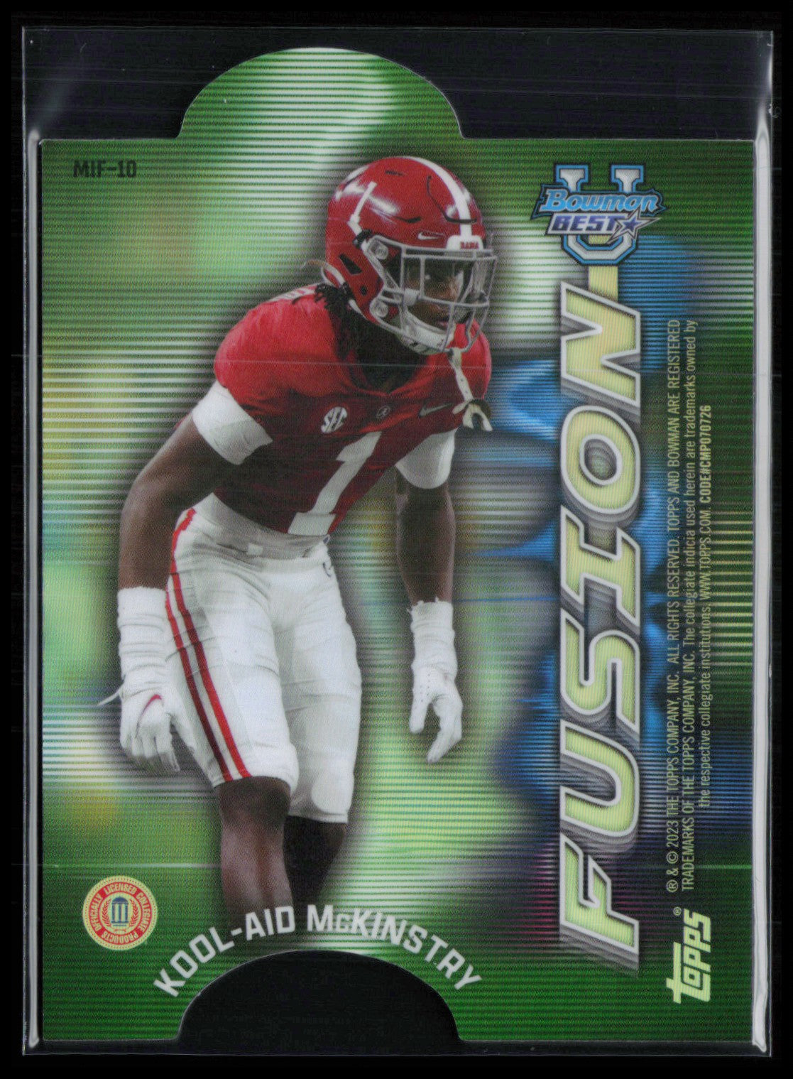 Kool-Aid McKinstry / Dallas Turner Fusion Bowman's Best Die-Cut