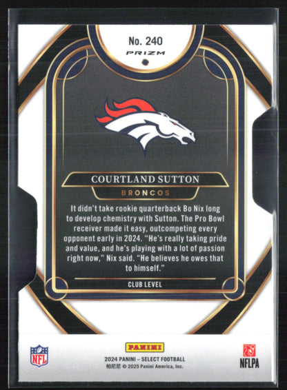 Courtland Sutton Silver Die-Cut
