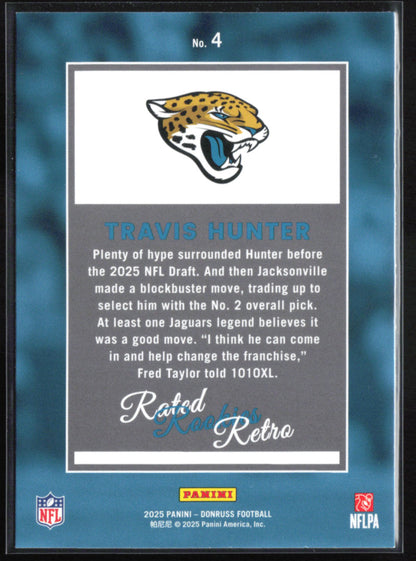 Travis Hunter RC Rated Rookies Retro