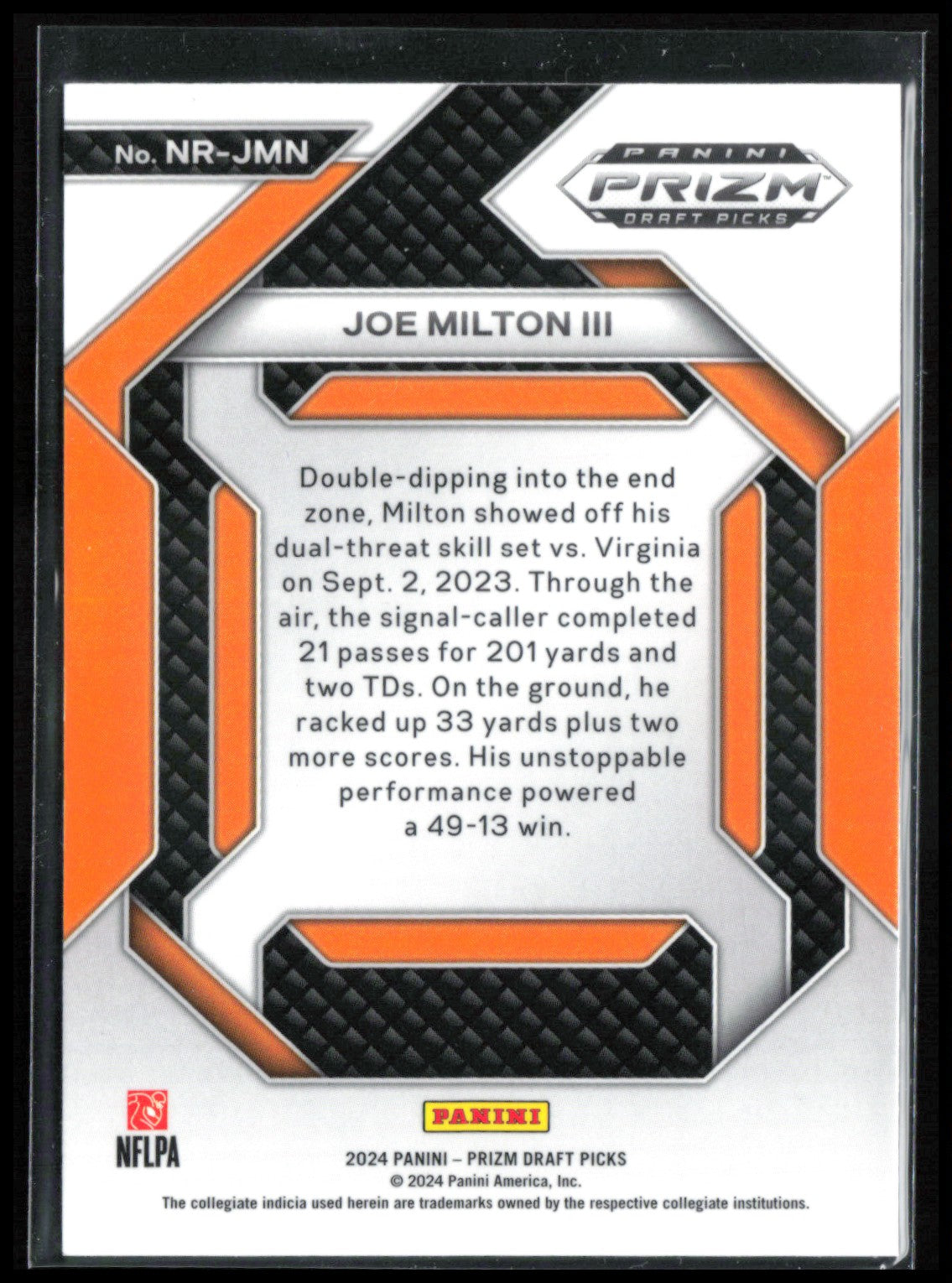 Joe Milton III RC