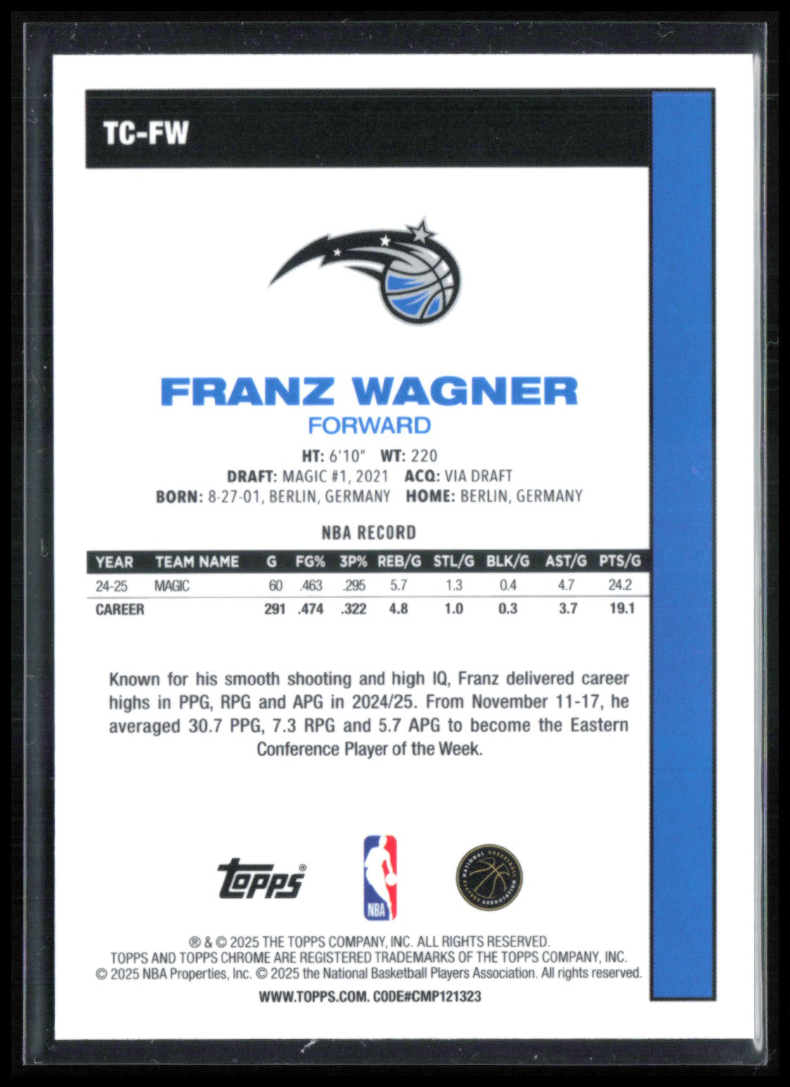 Franz Wagner Mojo