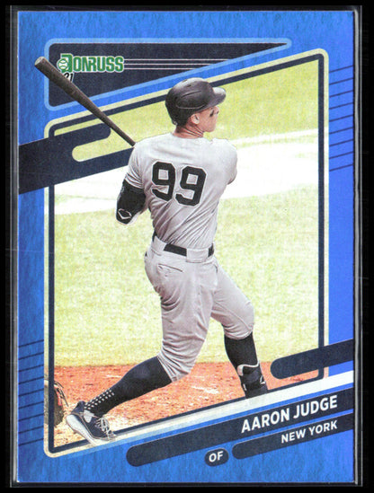 Aaron Judge Blue Foil 2021 Donruss