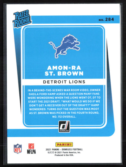 Amon-Ra St. Brown RC Rated Rookie