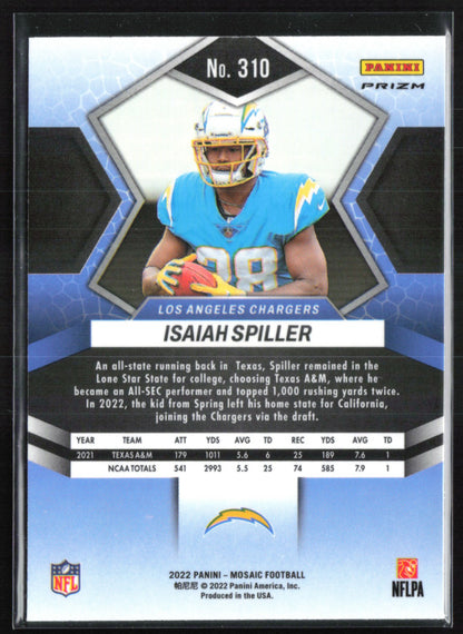 Isaiah Spiller RC Mosaic Prizm