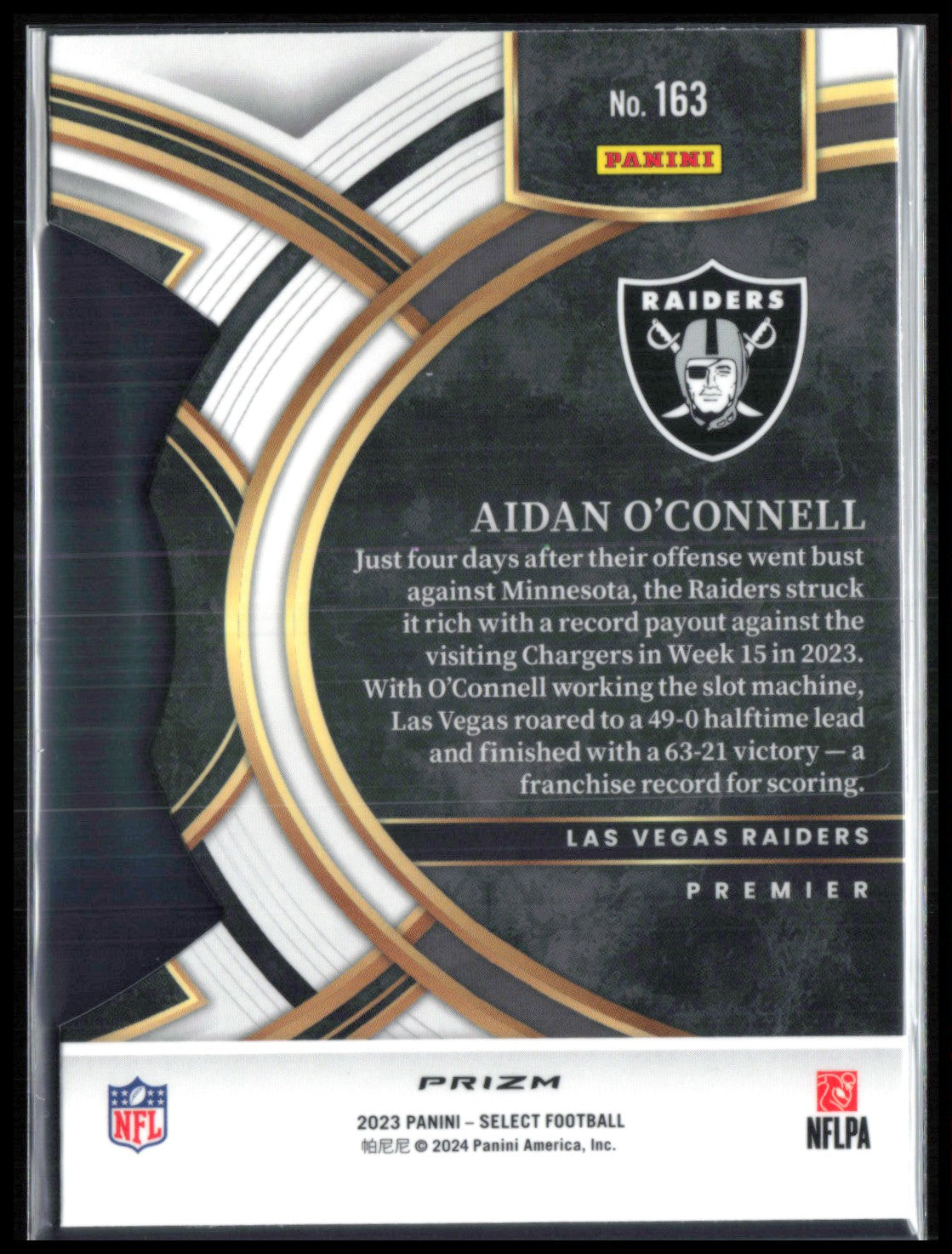 Aidan O'Connell RC Black Red Die-Cut