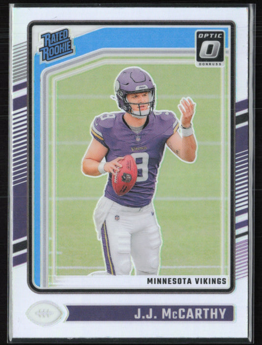 J.J. McCarthy RC Optic Holo Rated Rookie