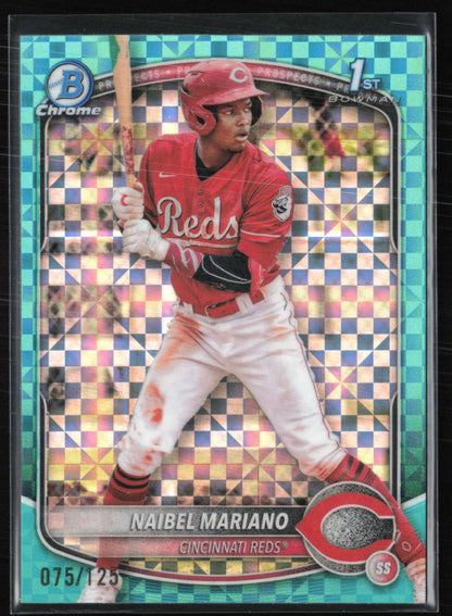 Naibel Mariano 1st BOwman Aqua X-Fractor /125