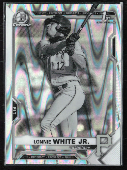 Lonnie White Jr. 1st Bowman B&W Raywave