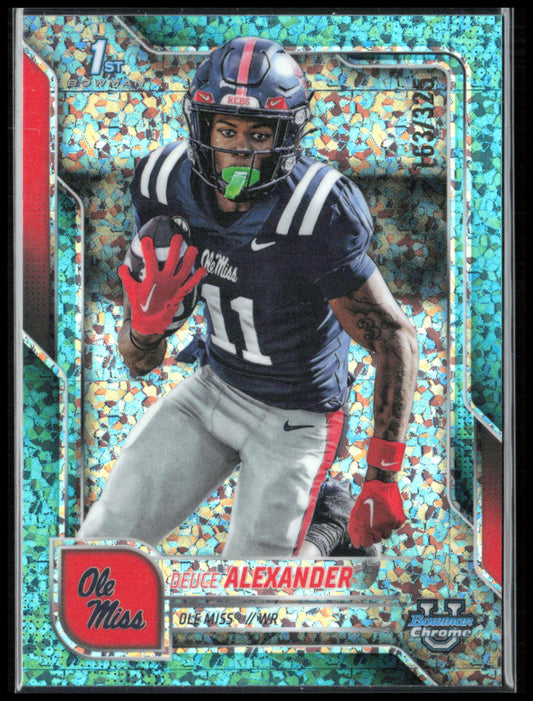 Deuce Alexander 1st Bowman Aqua Mini Diamond /325