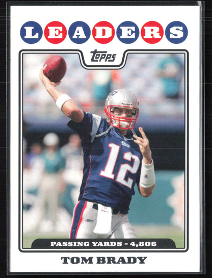 Tom Brady 2008 Topps League Leaders
