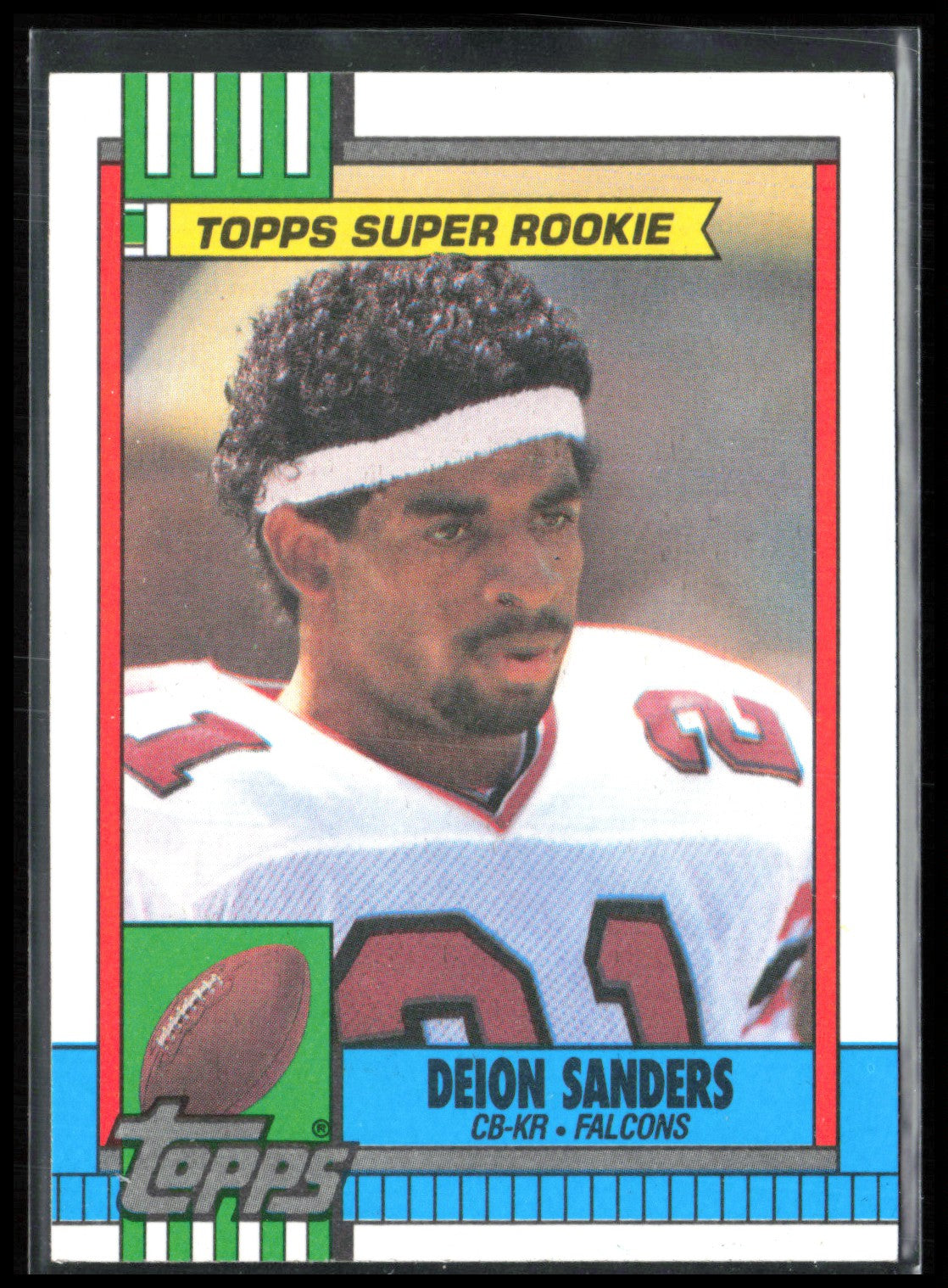 Deion Sanders 1990 Topps Super Rookie
