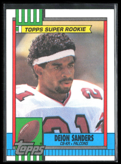 Deion Sanders 1990 Topps Super Rookie