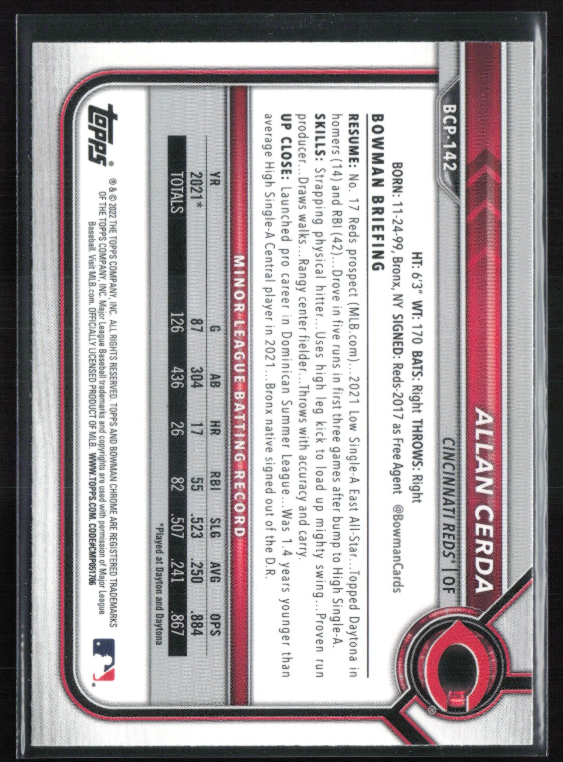 Allan Cerda 1st Bowman