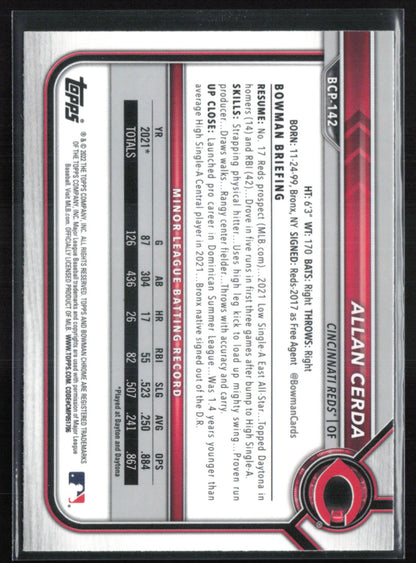 Allan Cerda 1st Bowman