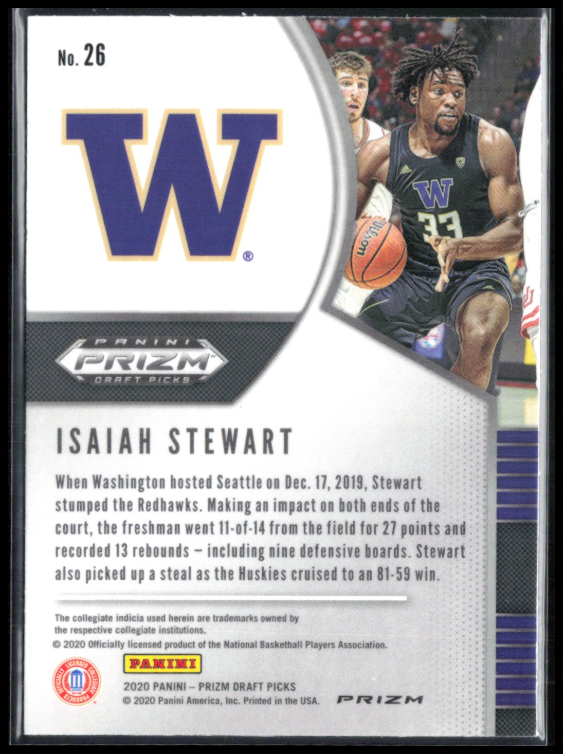 Isaiah Stewart RC Pink Ice