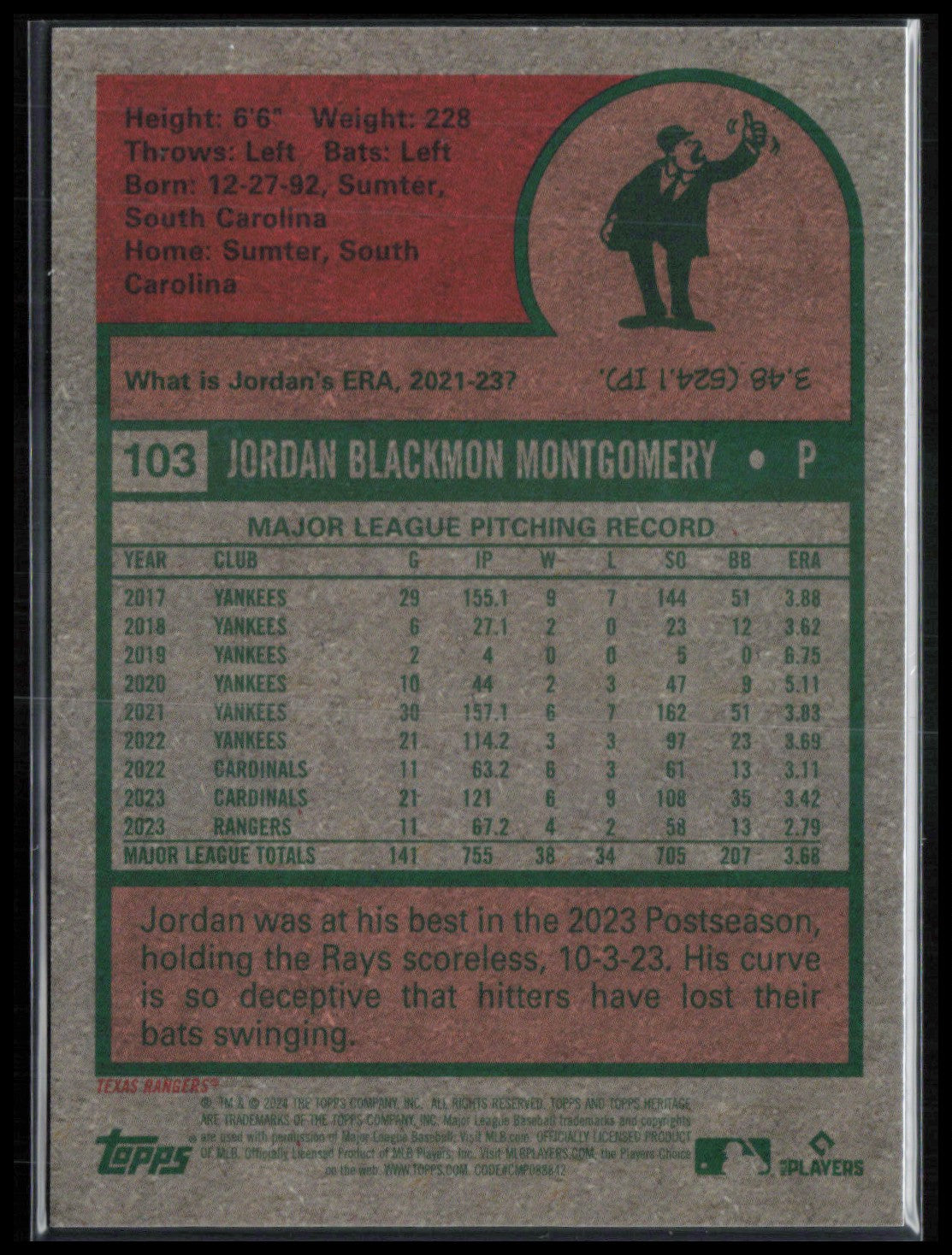 Jordan Montgomery /699