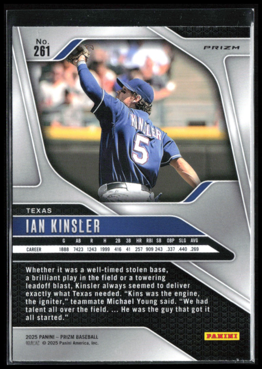 Ian Kinsler Green Prizm